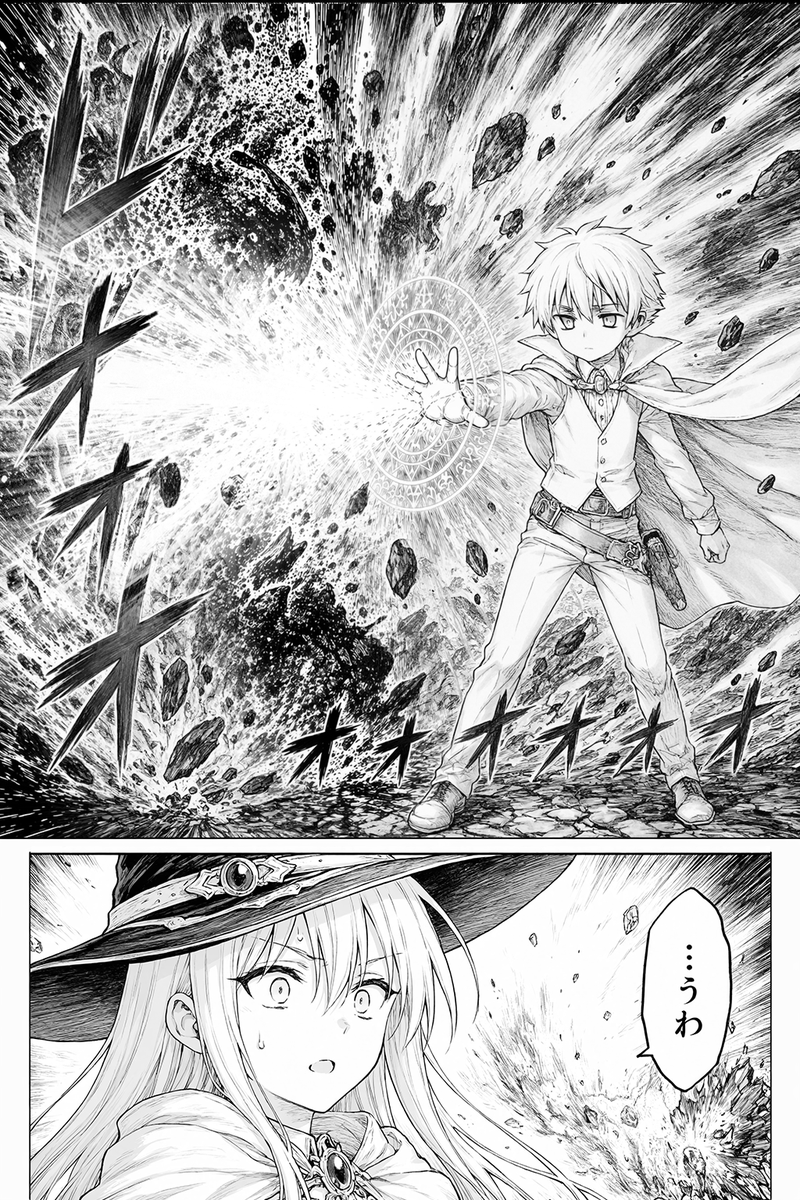Manga battle page