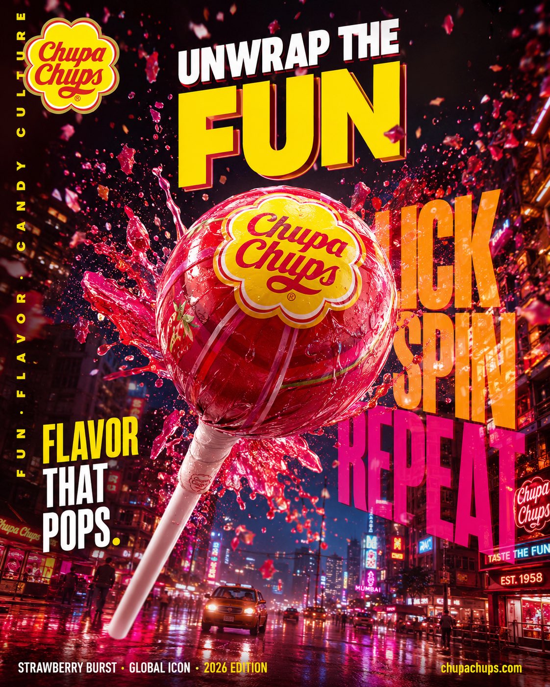 Chupa Chups campaign ad