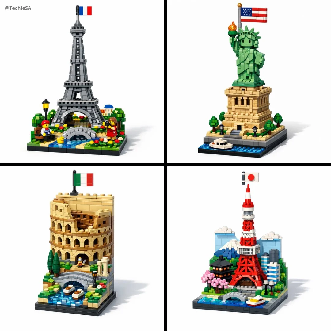 竖版 LEGO 立体场景
