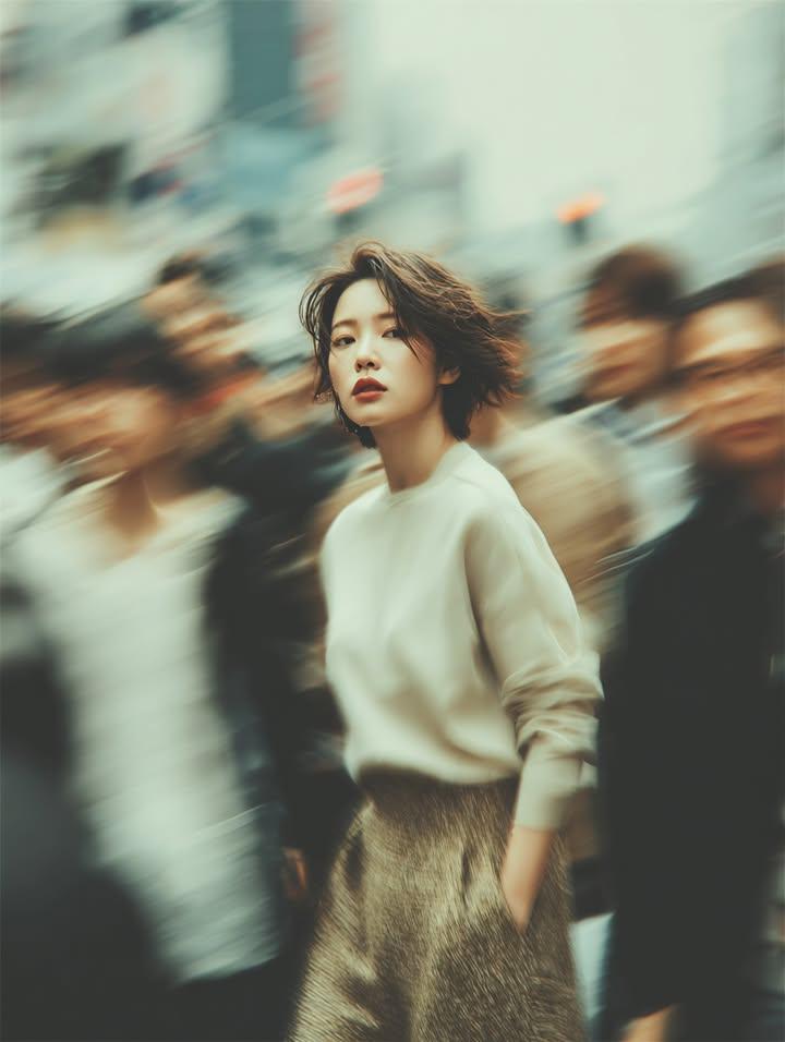 电影感街头人像