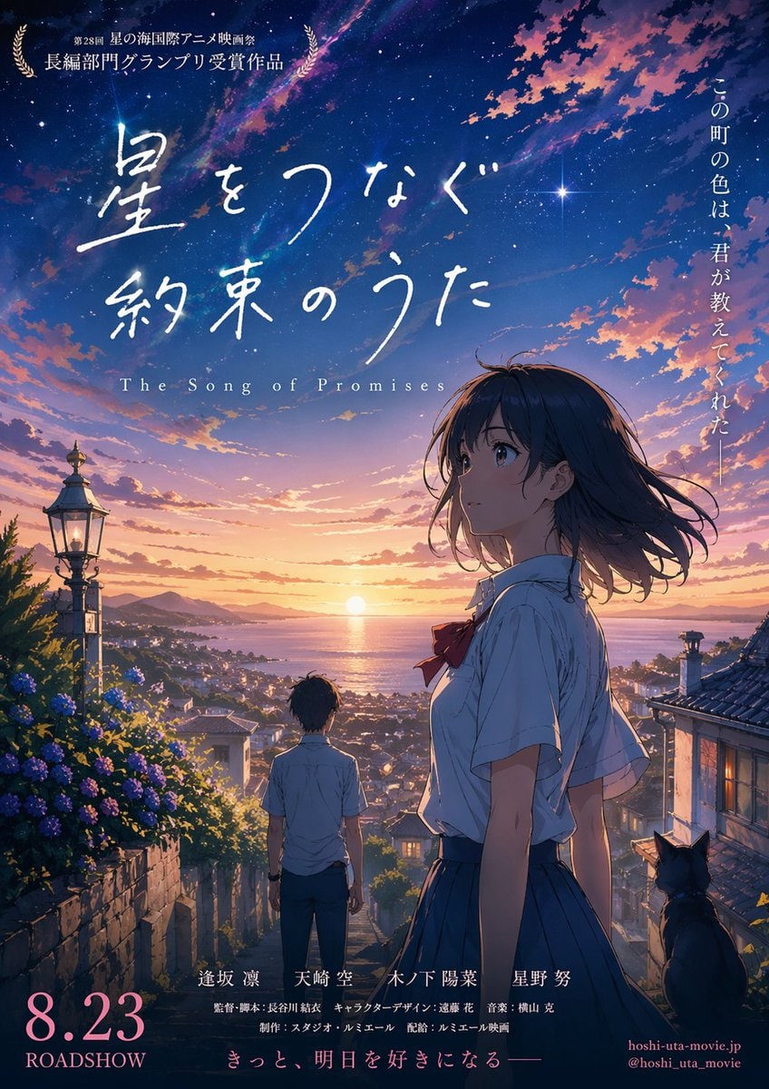 动漫日落电影海报