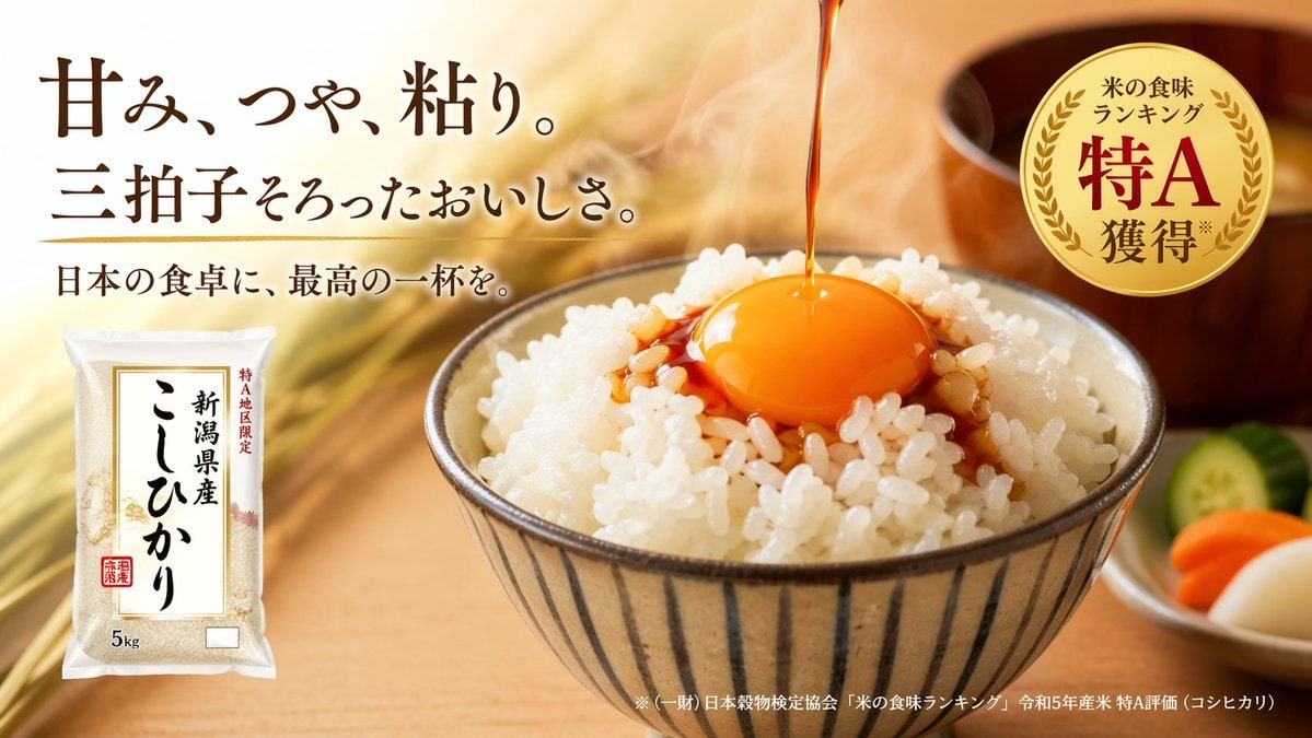 日本大米广告横幅